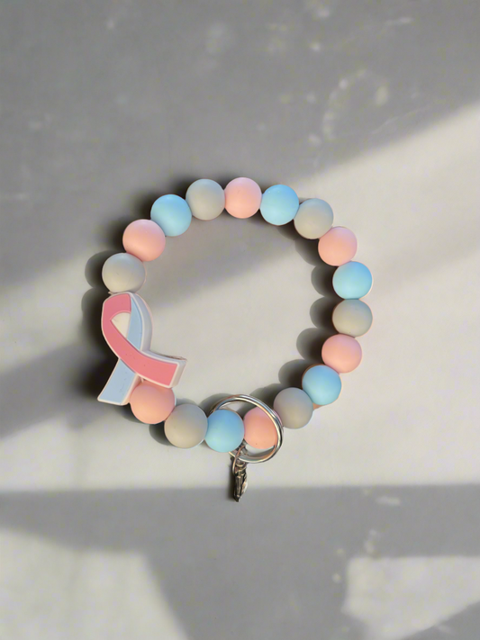 Childloss/Infertility Awareness Keychain Wristlet