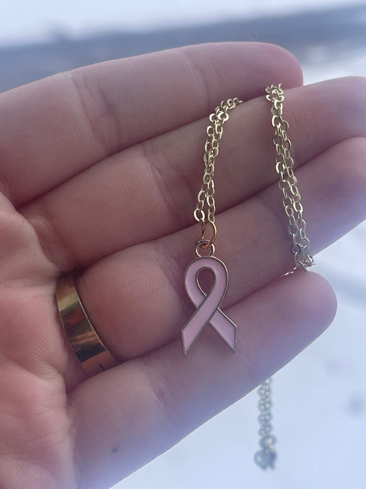 Breast Cancer Awareness Necklace