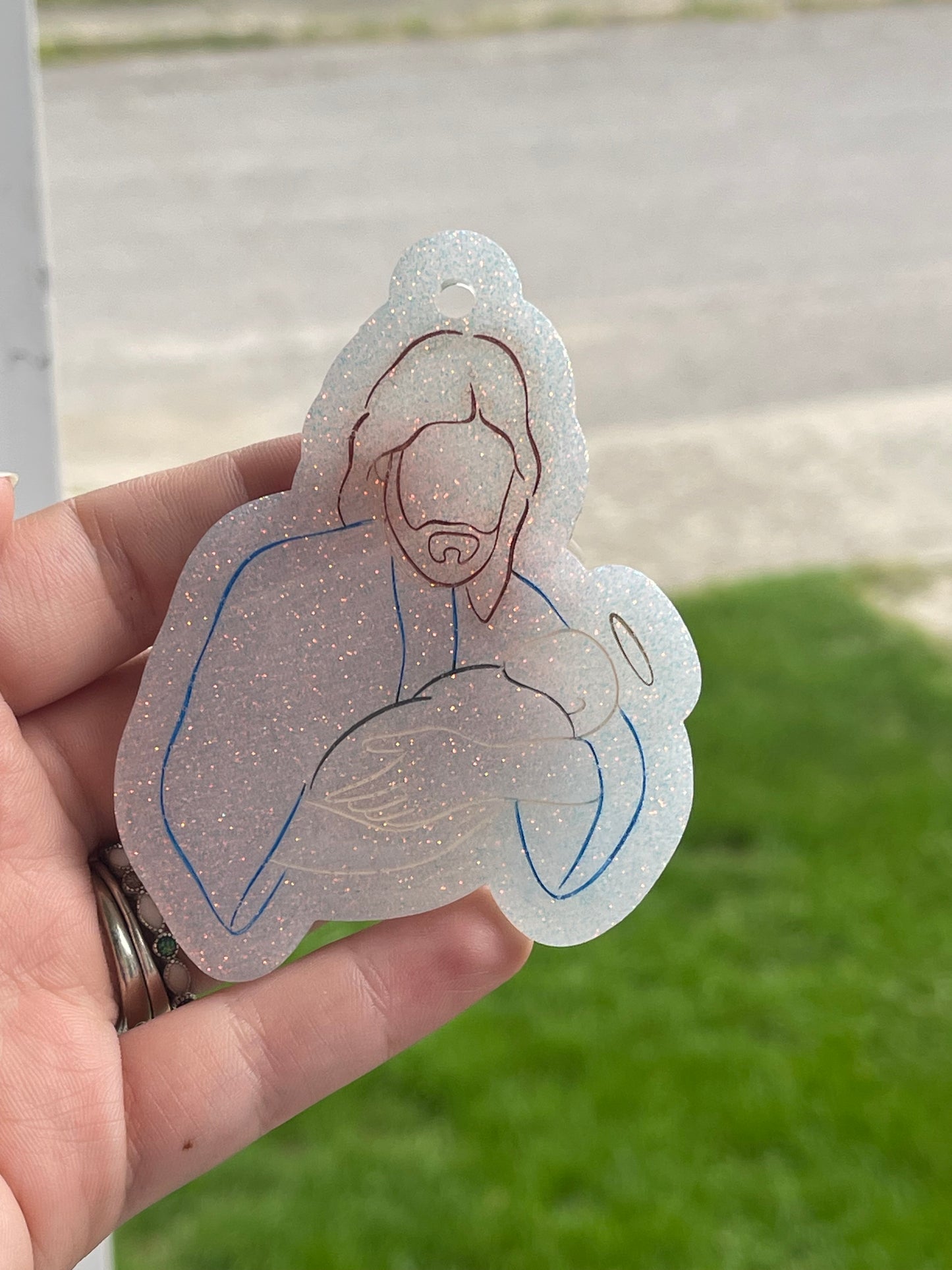 Jesus + Baby Ornament